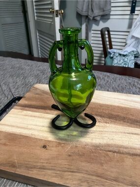 Couronne Co Amphora Recycled Hand Blown Glass Vase